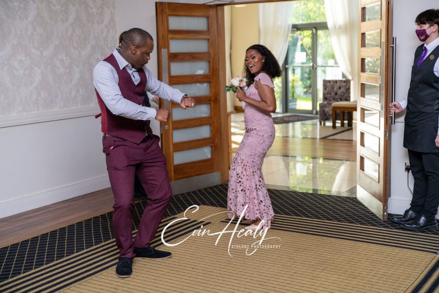 Wedding photograph, Pamela & Uwakmfon Wedding at Raheen Woods Hotel Galway