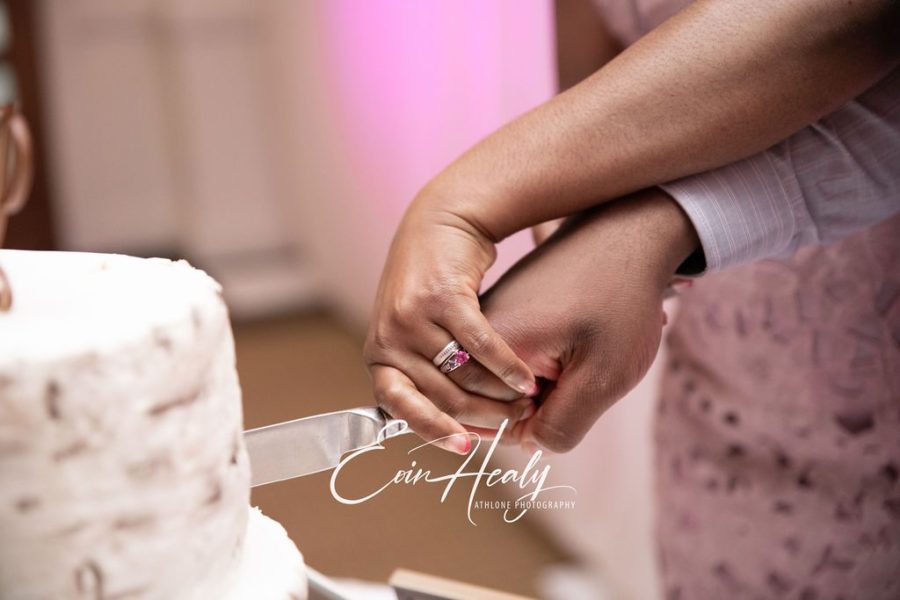 Wedding photograph, Pamela & Uwakmfon Wedding at Raheen Woods Hotel Galway