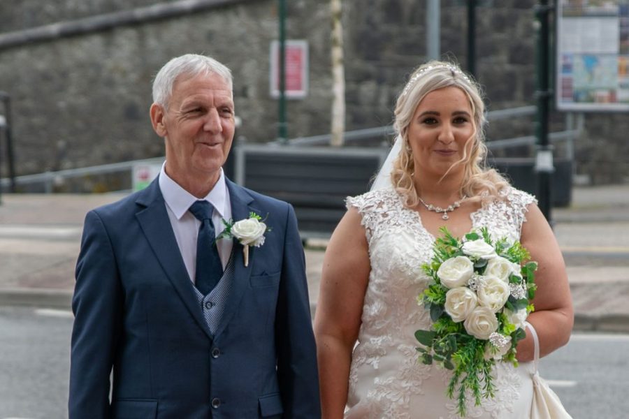 Wedding photograph, Nuala and Collin Athlone Wedding