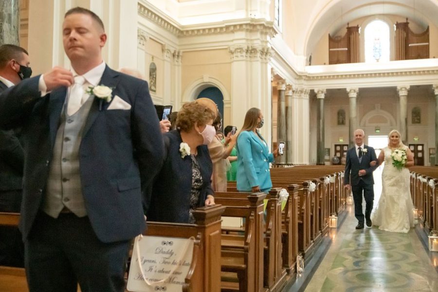 Wedding photograph, Nuala and Collin Athlone Wedding