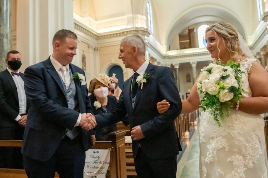 Wedding photograph, Nuala and Collin Athlone Wedding