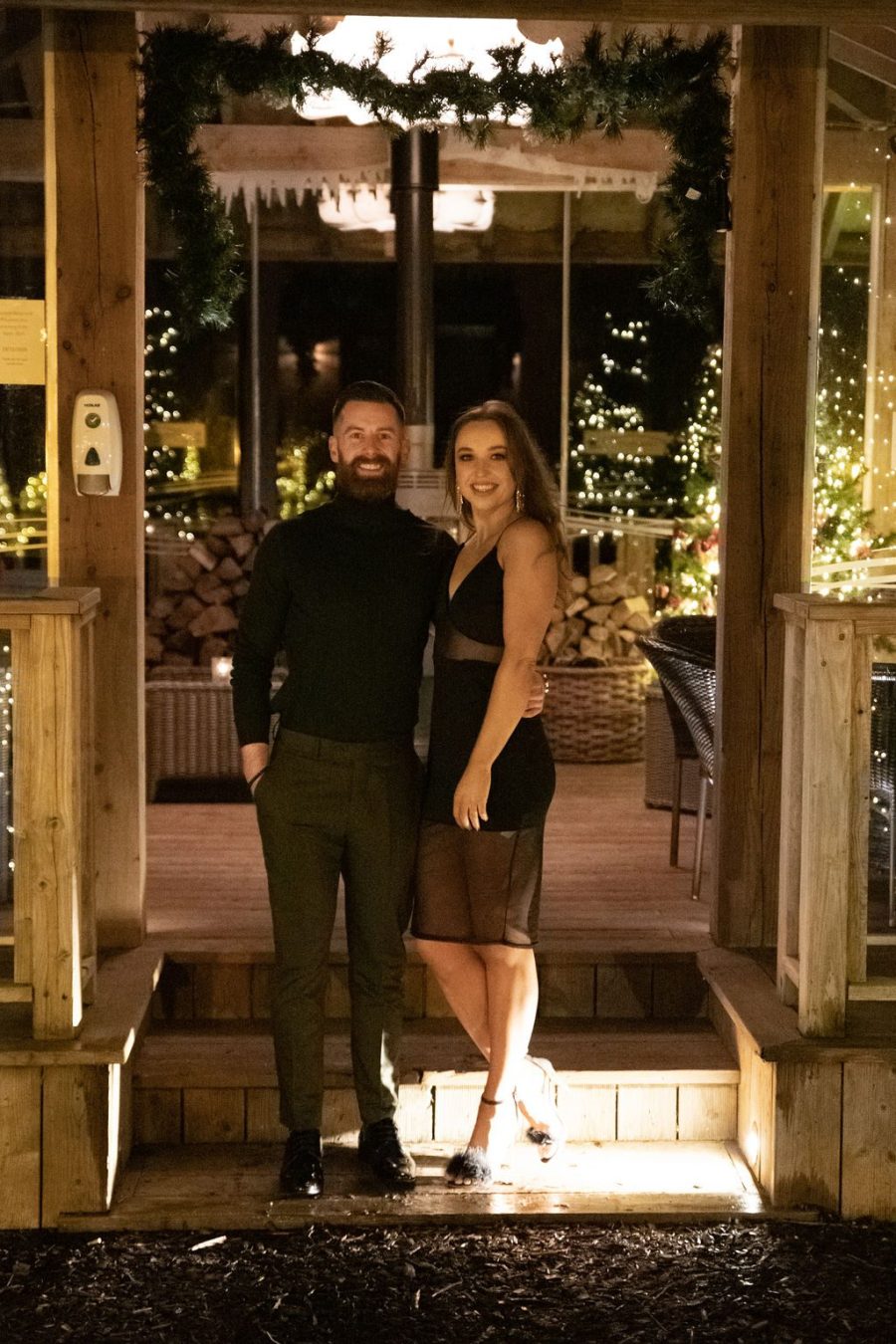 Wedding photograph, Surprise Proposal Wineport Lodge Athlone at Christmas