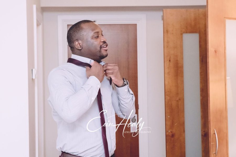 Wedding photograph, Pamela & Uwakmfon Wedding at Raheen Woods Hotel Galway