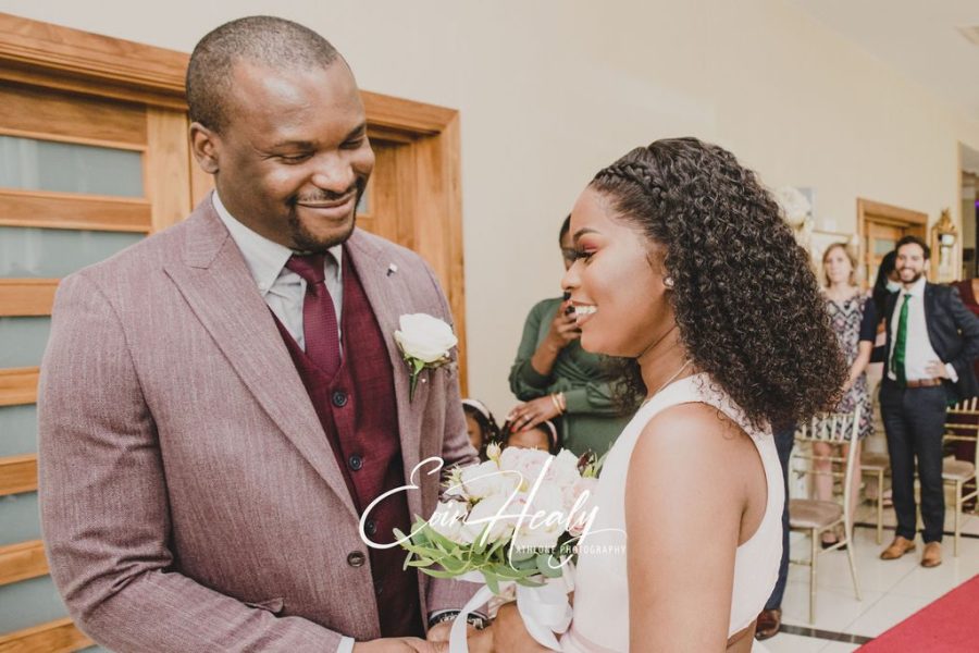 Wedding photograph, Pamela & Uwakmfon Wedding at Raheen Woods Hotel Galway
