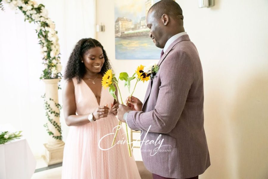 Wedding photograph, Pamela & Uwakmfon Wedding at Raheen Woods Hotel Galway