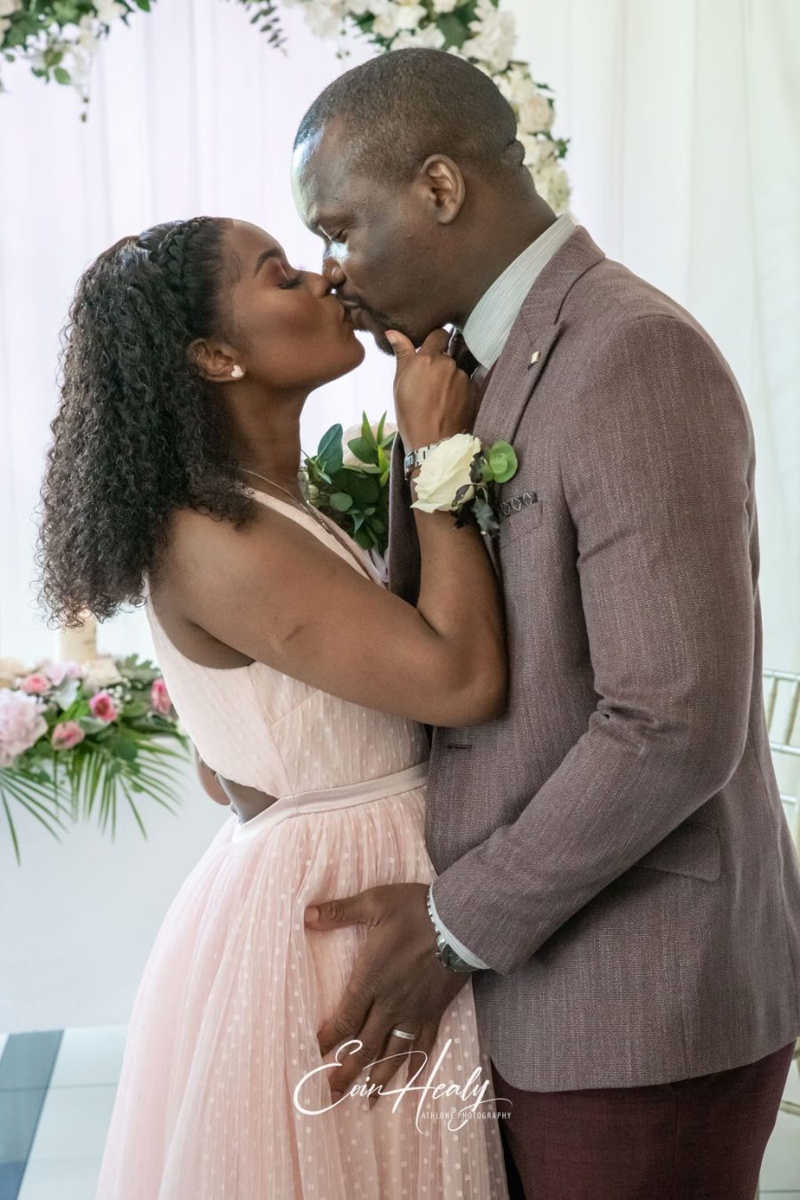 Wedding photograph, Pamela & Uwakmfon Wedding at Raheen Woods Hotel Galway