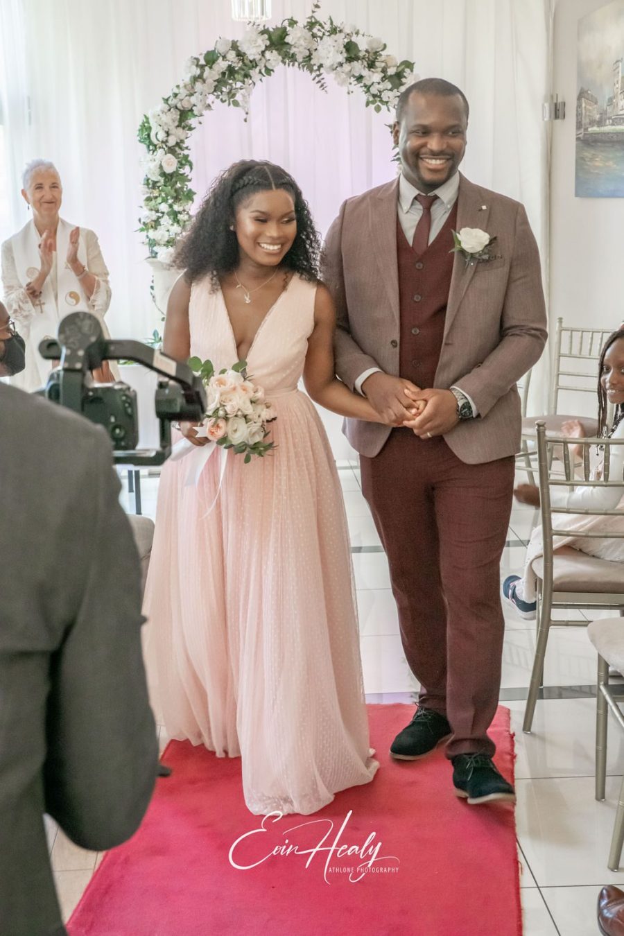 Wedding photograph, Pamela & Uwakmfon Wedding at Raheen Woods Hotel Galway