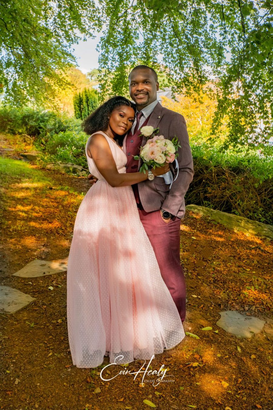 Wedding photograph, Pamela & Uwakmfon Wedding at Raheen Woods Hotel Galway