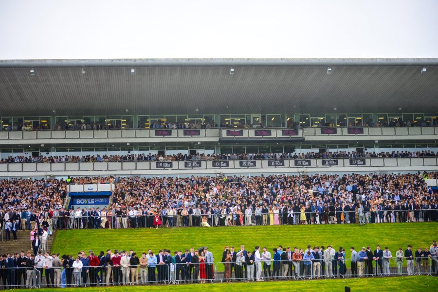 Full grandstand on a busy race day